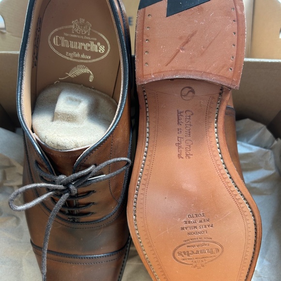 Church\'s Limted Edition Rawdon Oxford, Brown, Mens US8.5/ UK7.5/EU41.5